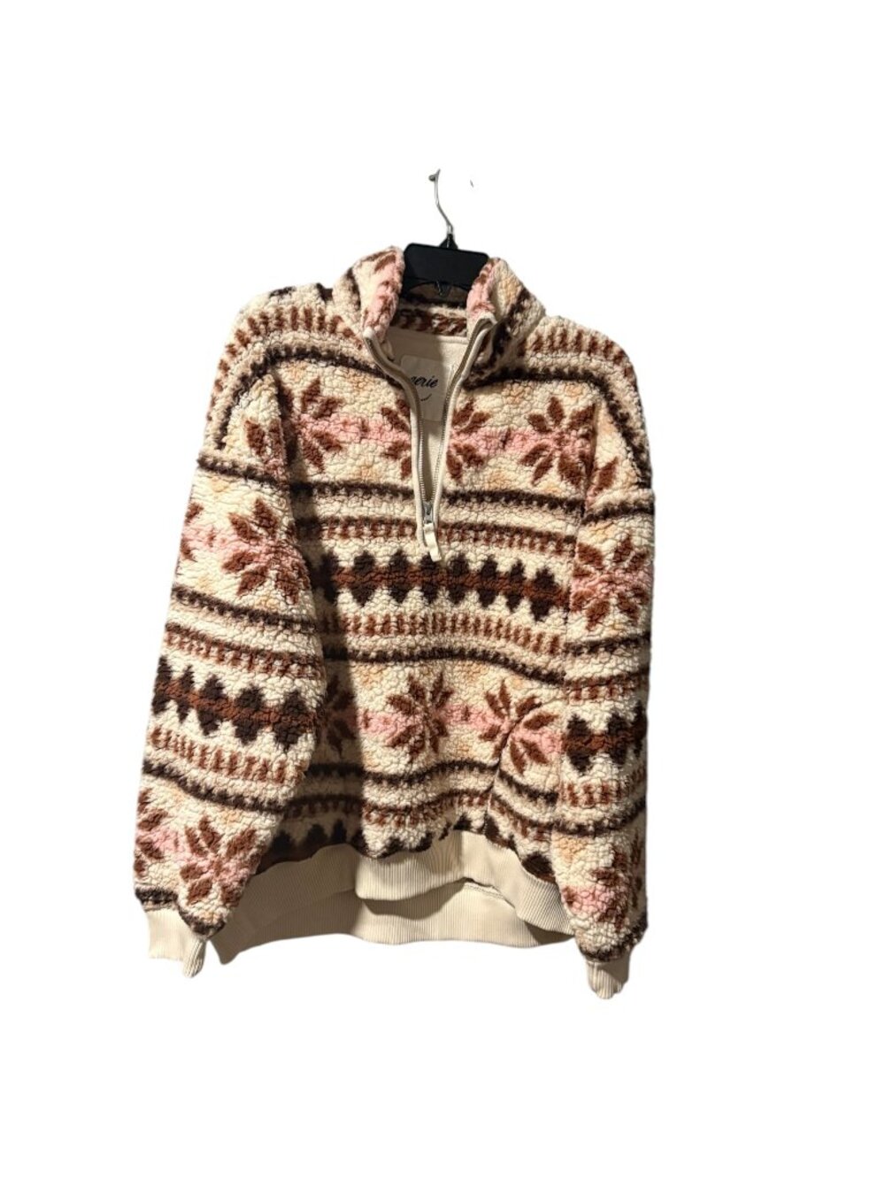 Aerie Sherpa Quarter Zip Sweater - Picture 3 of 10